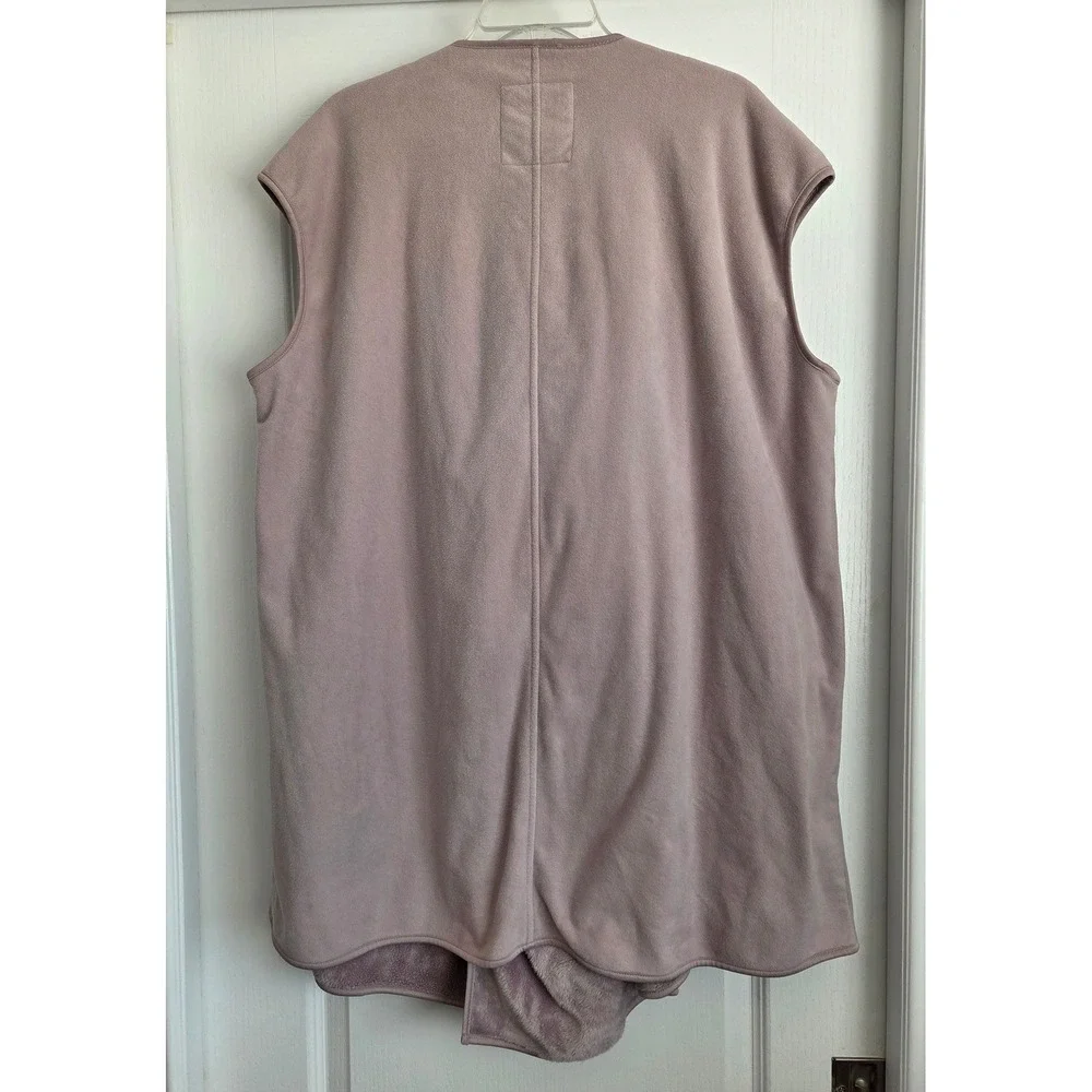 Konny Fleece Cover for Two Wrap Cape Jacket Winter Warm Vest Taupe One Size Cozy - Picture 2 of 9